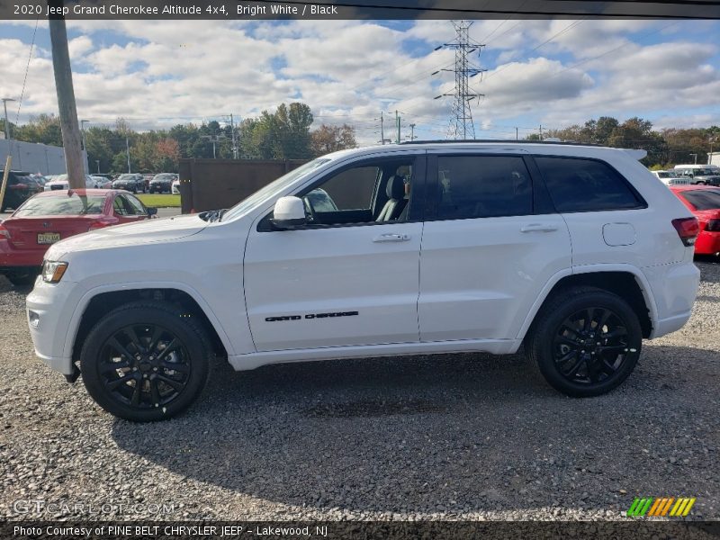 Bright White / Black 2020 Jeep Grand Cherokee Altitude 4x4