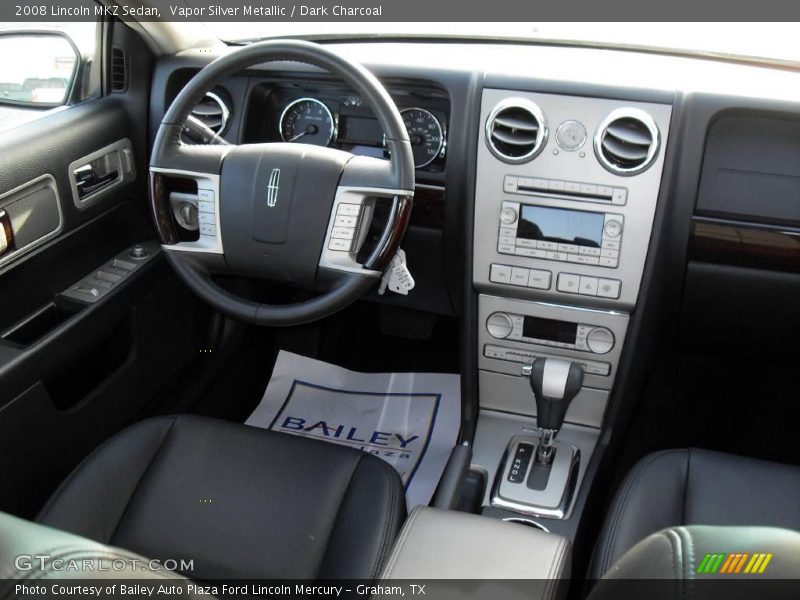 Vapor Silver Metallic / Dark Charcoal 2008 Lincoln MKZ Sedan