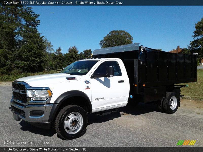 Bright White / Black/Diesel Gray 2019 Ram 5500 SLT Regular Cab 4x4 Chassis