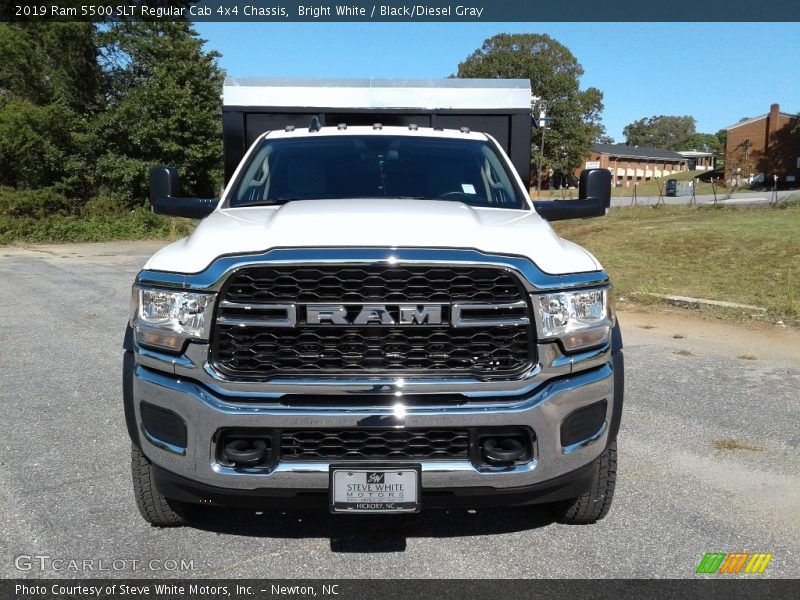 Bright White / Black/Diesel Gray 2019 Ram 5500 SLT Regular Cab 4x4 Chassis