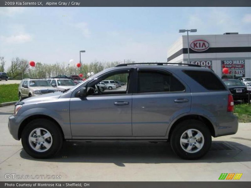Alpine Gray / Gray 2009 Kia Sorento LX