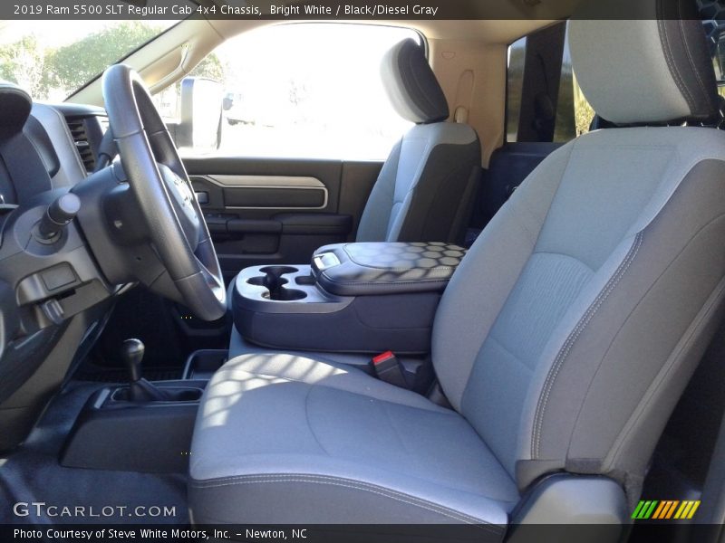 Bright White / Black/Diesel Gray 2019 Ram 5500 SLT Regular Cab 4x4 Chassis
