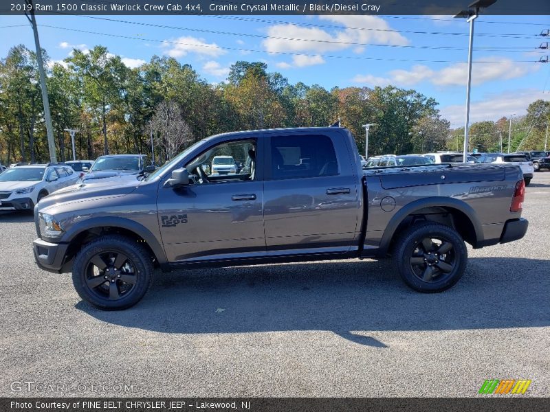Granite Crystal Metallic / Black/Diesel Gray 2019 Ram 1500 Classic Warlock Crew Cab 4x4