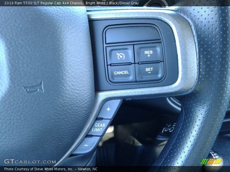 Bright White / Black/Diesel Gray 2019 Ram 5500 SLT Regular Cab 4x4 Chassis