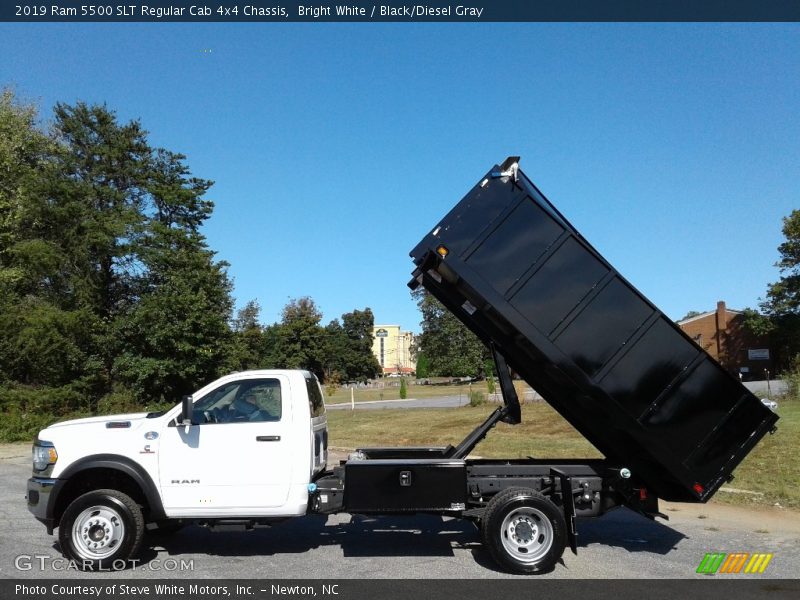 Bright White / Black/Diesel Gray 2019 Ram 5500 SLT Regular Cab 4x4 Chassis