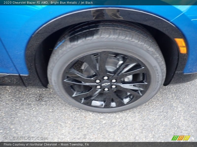 Bright Blue Metallic / Jet Black 2020 Chevrolet Blazer RS AWD