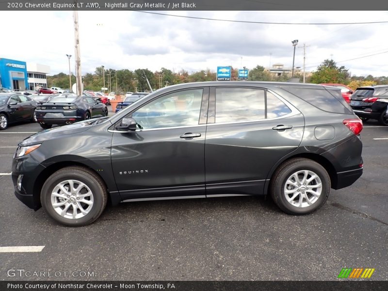 Nightfall Gray Metallic / Jet Black 2020 Chevrolet Equinox LT AWD