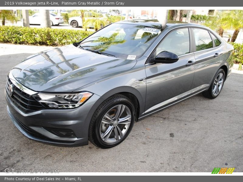 Platinum Gray Metallic / Storm Gray 2019 Volkswagen Jetta R-Line
