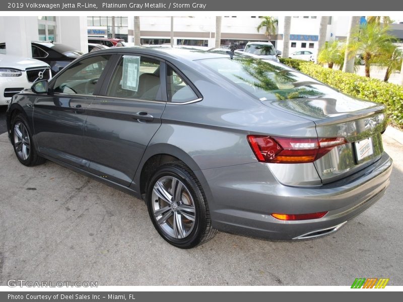 Platinum Gray Metallic / Storm Gray 2019 Volkswagen Jetta R-Line