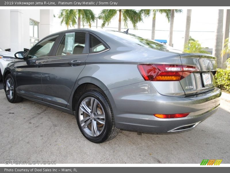 Platinum Gray Metallic / Storm Gray 2019 Volkswagen Jetta R-Line