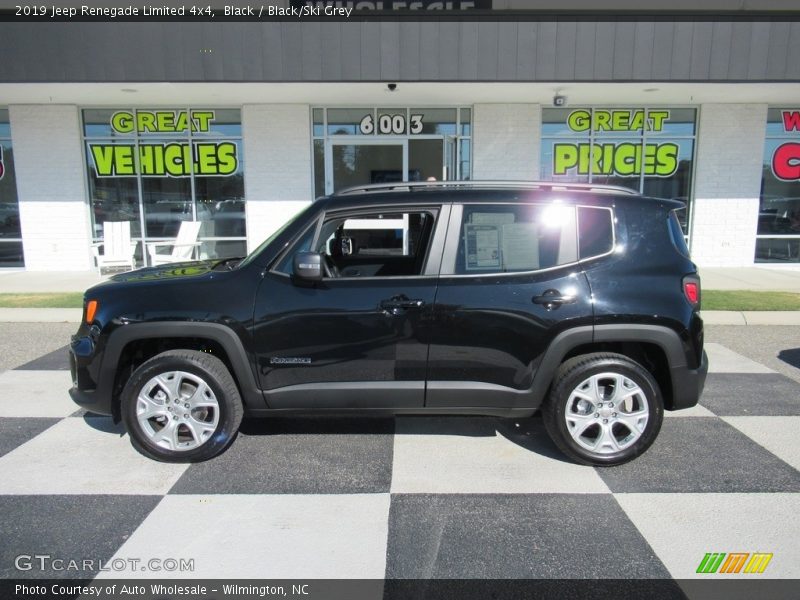 Black / Black/Ski Grey 2019 Jeep Renegade Limited 4x4