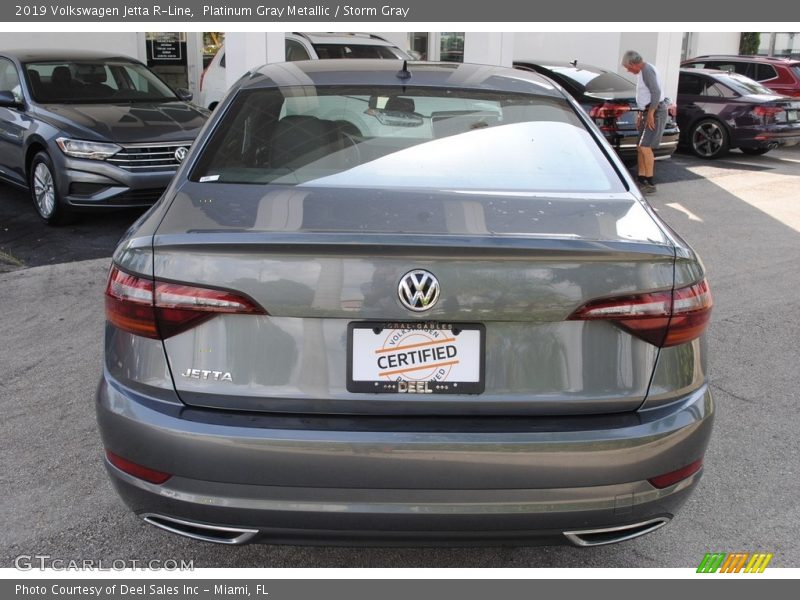 Platinum Gray Metallic / Storm Gray 2019 Volkswagen Jetta R-Line