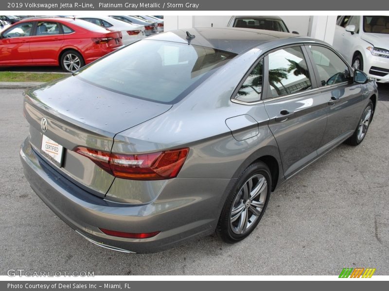 Platinum Gray Metallic / Storm Gray 2019 Volkswagen Jetta R-Line