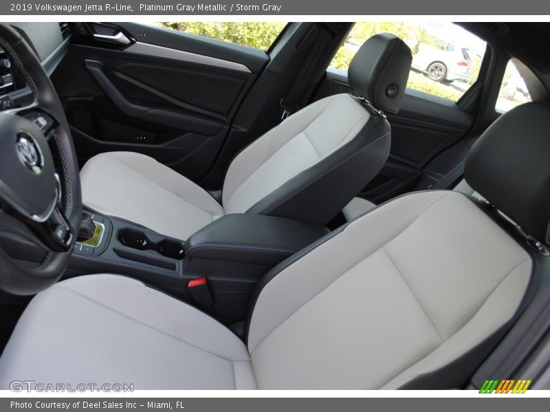 Platinum Gray Metallic / Storm Gray 2019 Volkswagen Jetta R-Line