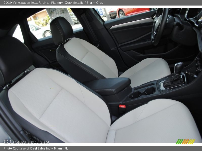 Platinum Gray Metallic / Storm Gray 2019 Volkswagen Jetta R-Line