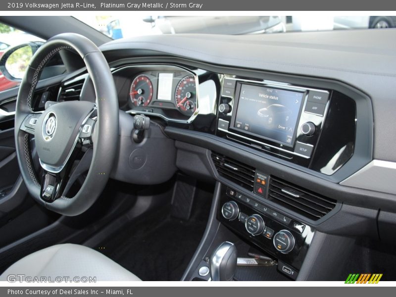 Platinum Gray Metallic / Storm Gray 2019 Volkswagen Jetta R-Line
