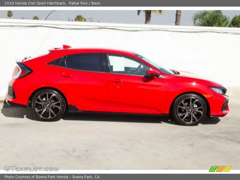 Rallye Red / Black 2019 Honda Civic Sport Hatchback