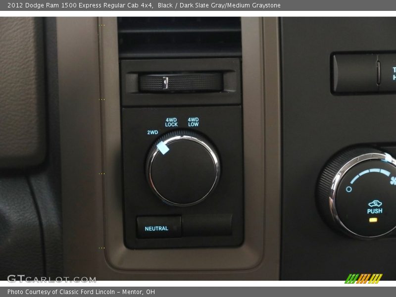 Black / Dark Slate Gray/Medium Graystone 2012 Dodge Ram 1500 Express Regular Cab 4x4