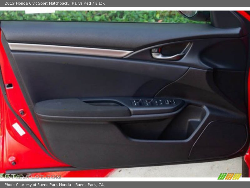 Rallye Red / Black 2019 Honda Civic Sport Hatchback