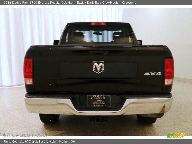 Black / Dark Slate Gray/Medium Graystone 2012 Dodge Ram 1500 Express Regular Cab 4x4