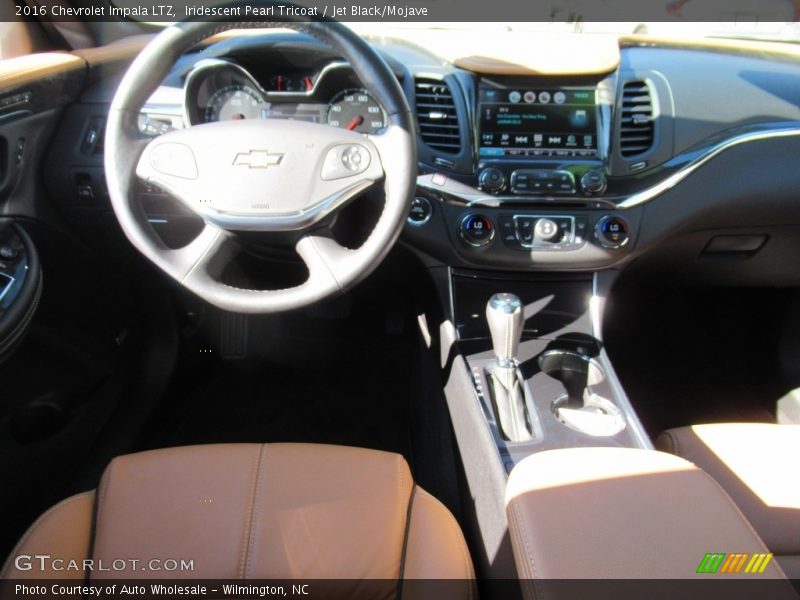 Iridescent Pearl Tricoat / Jet Black/Mojave 2016 Chevrolet Impala LTZ