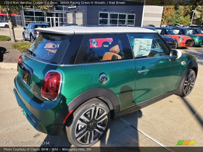British Racing Green IV Metallic / Malt Brown 2020 Mini Hardtop Cooper S 2 Door