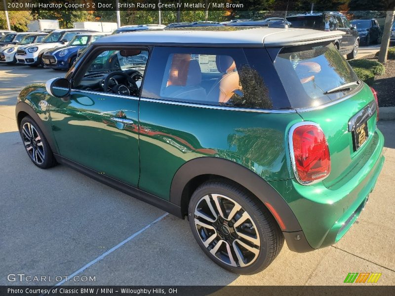 British Racing Green IV Metallic / Malt Brown 2020 Mini Hardtop Cooper S 2 Door