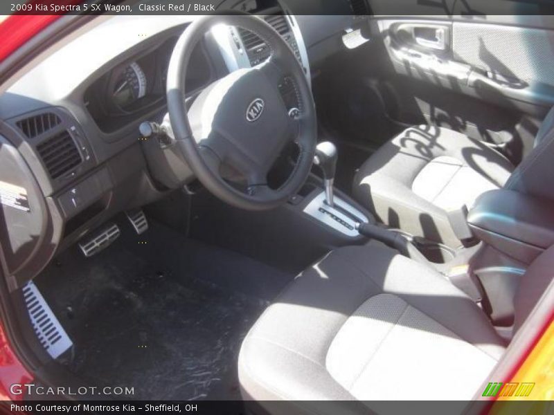 Classic Red / Black 2009 Kia Spectra 5 SX Wagon