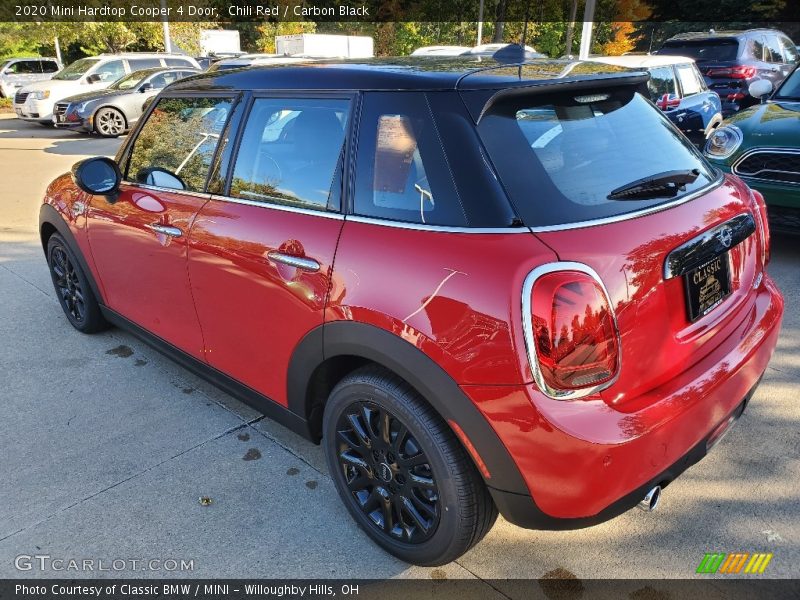 Chili Red / Carbon Black 2020 Mini Hardtop Cooper 4 Door
