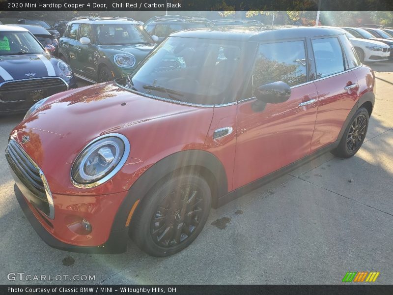 Chili Red / Carbon Black 2020 Mini Hardtop Cooper 4 Door