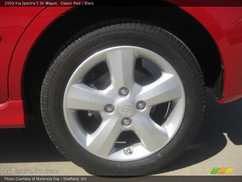 Classic Red / Black 2009 Kia Spectra 5 SX Wagon