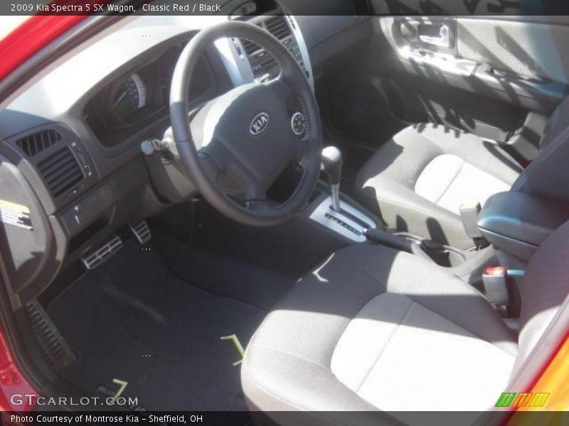 Classic Red / Black 2009 Kia Spectra 5 SX Wagon