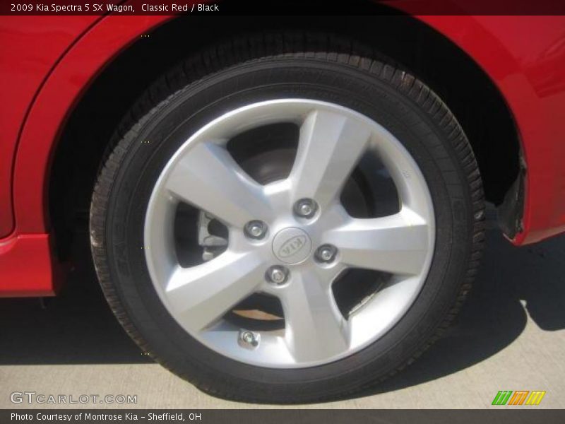 Classic Red / Black 2009 Kia Spectra 5 SX Wagon