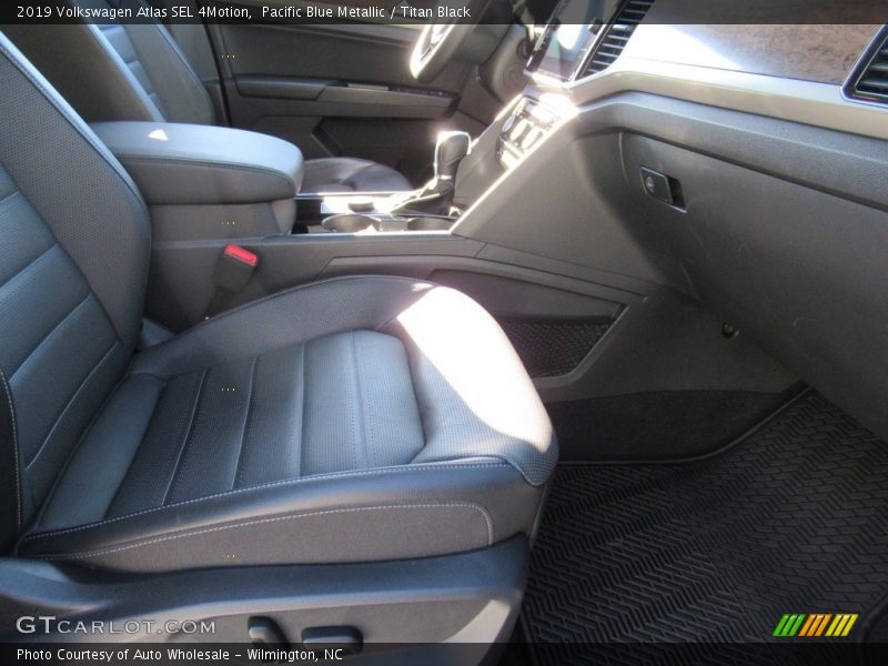 Pacific Blue Metallic / Titan Black 2019 Volkswagen Atlas SEL 4Motion