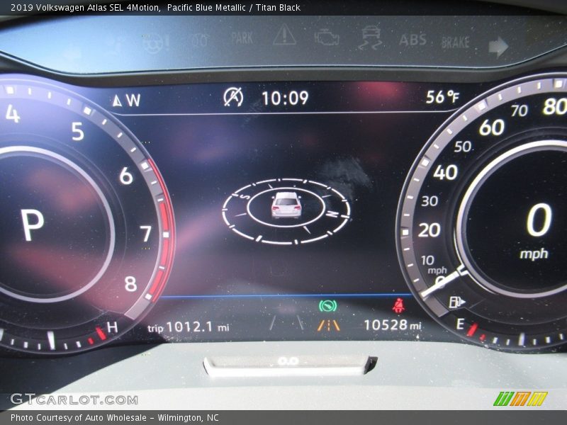 Pacific Blue Metallic / Titan Black 2019 Volkswagen Atlas SEL 4Motion