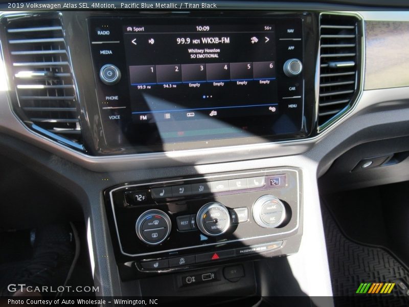 Pacific Blue Metallic / Titan Black 2019 Volkswagen Atlas SEL 4Motion