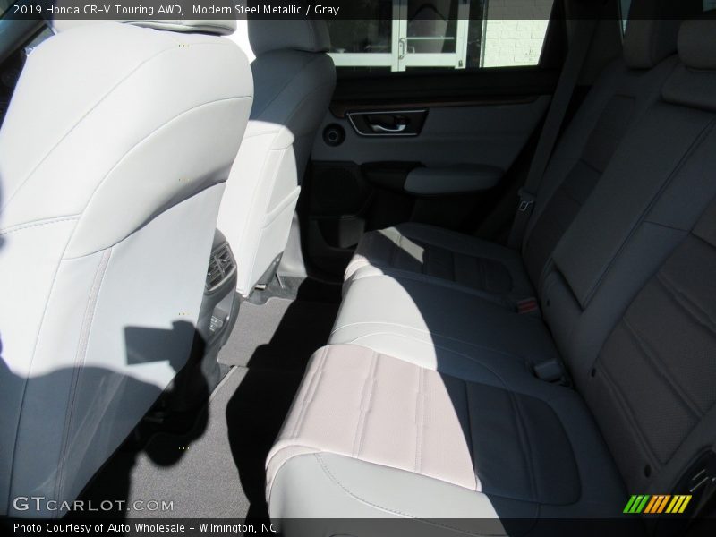 Modern Steel Metallic / Gray 2019 Honda CR-V Touring AWD