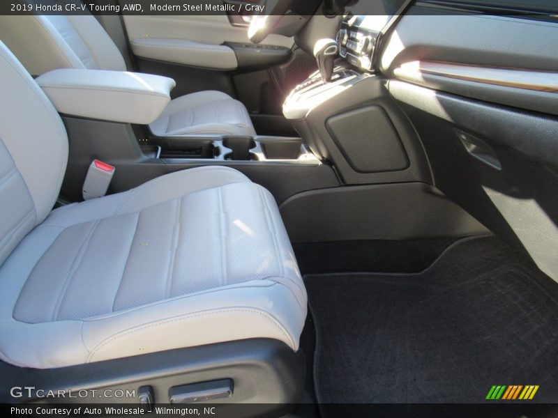 Modern Steel Metallic / Gray 2019 Honda CR-V Touring AWD