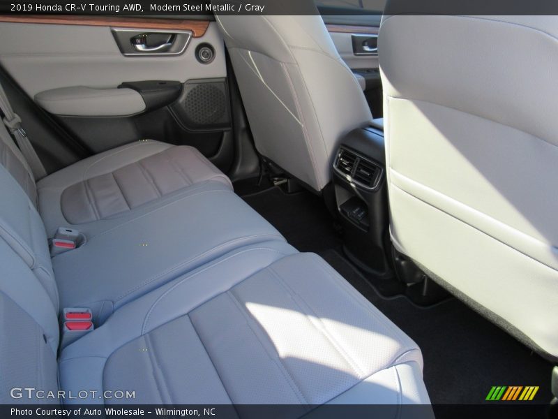 Modern Steel Metallic / Gray 2019 Honda CR-V Touring AWD