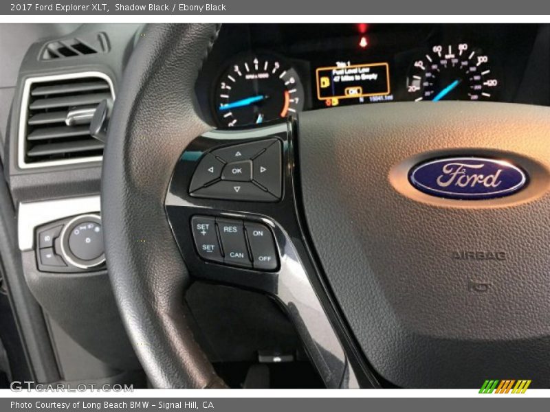 Shadow Black / Ebony Black 2017 Ford Explorer XLT