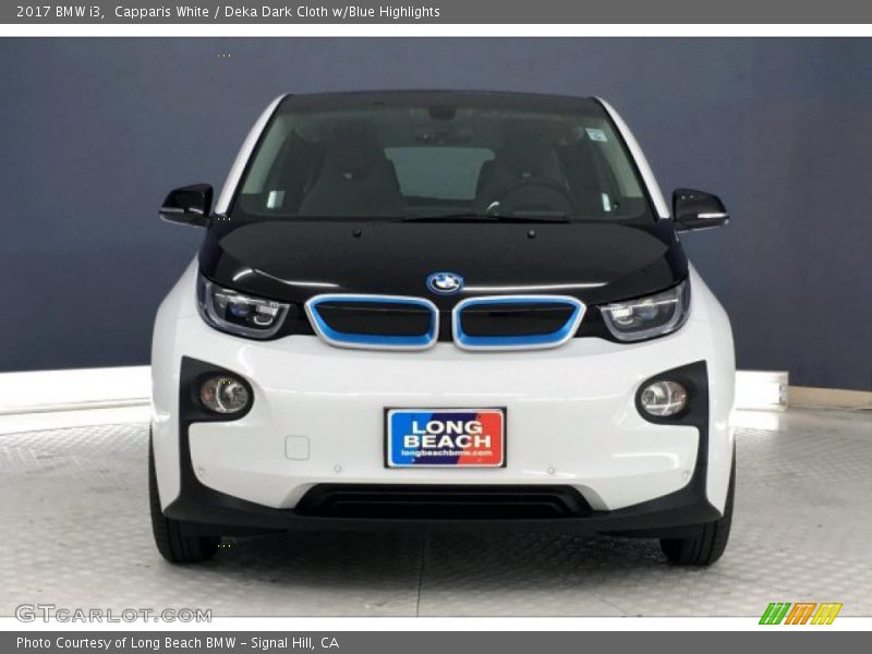 Capparis White / Deka Dark Cloth w/Blue Highlights 2017 BMW i3