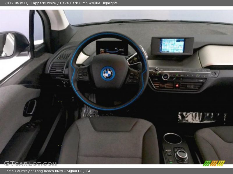 Capparis White / Deka Dark Cloth w/Blue Highlights 2017 BMW i3