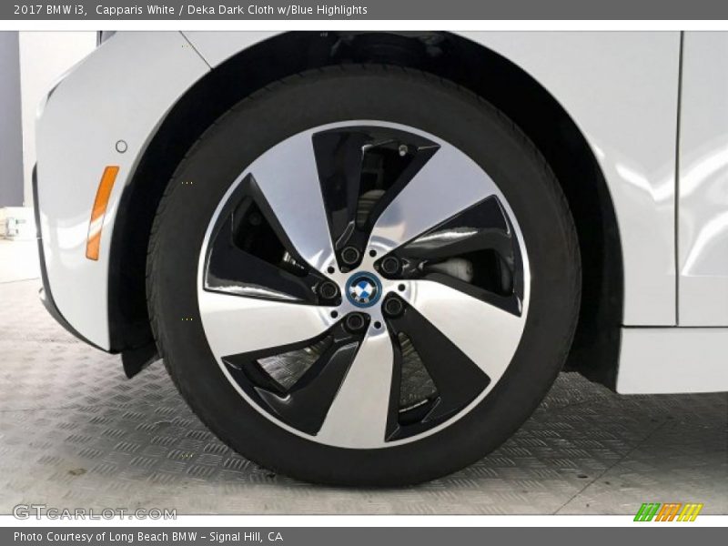 Capparis White / Deka Dark Cloth w/Blue Highlights 2017 BMW i3
