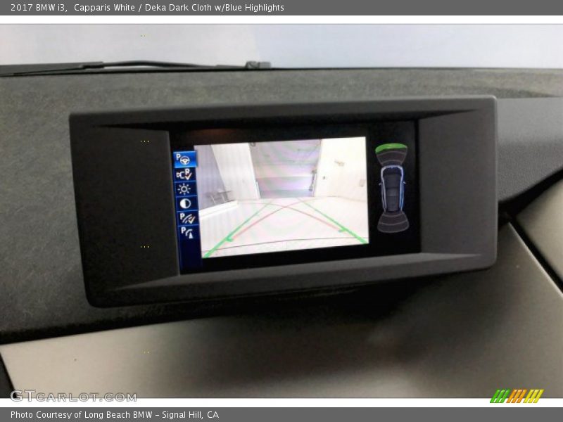 Capparis White / Deka Dark Cloth w/Blue Highlights 2017 BMW i3