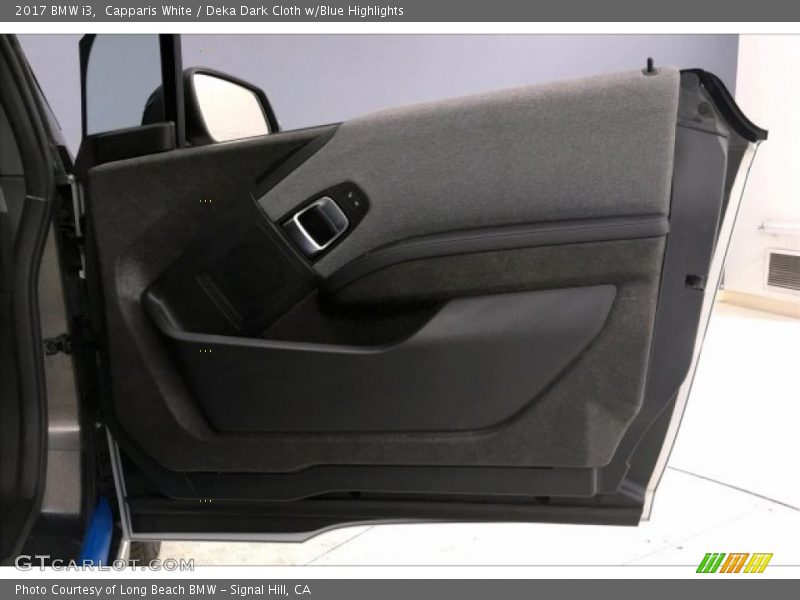 Capparis White / Deka Dark Cloth w/Blue Highlights 2017 BMW i3
