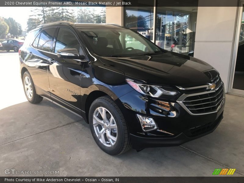 Mosaic Black Metallic / Jet Black 2020 Chevrolet Equinox Premier AWD