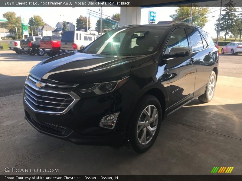 Mosaic Black Metallic / Jet Black 2020 Chevrolet Equinox Premier AWD