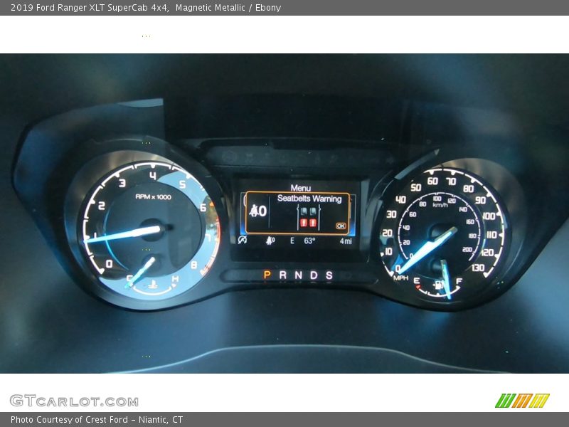 Magnetic Metallic / Ebony 2019 Ford Ranger XLT SuperCab 4x4
