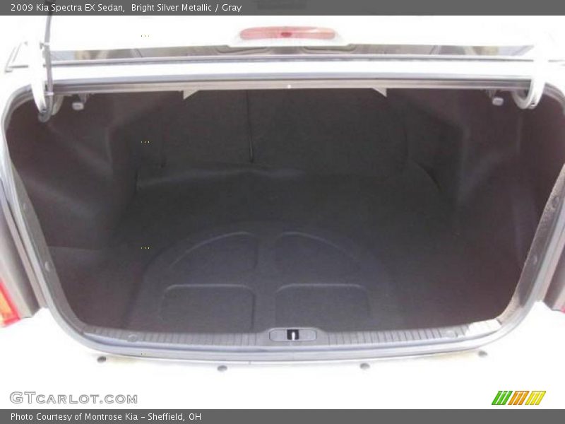 Bright Silver Metallic / Gray 2009 Kia Spectra EX Sedan