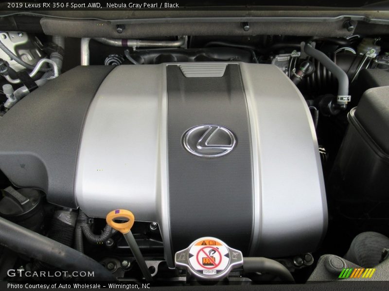 Nebula Gray Pearl / Black 2019 Lexus RX 350 F Sport AWD